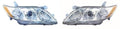2007-2009 Toyota Camry Headlights Assembly Front Left & Right Sedan Replacement H281296