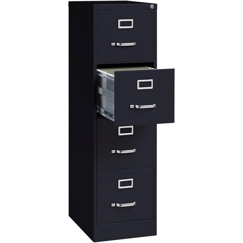 4 Drawers Black Metal Filing Cabinet I9708