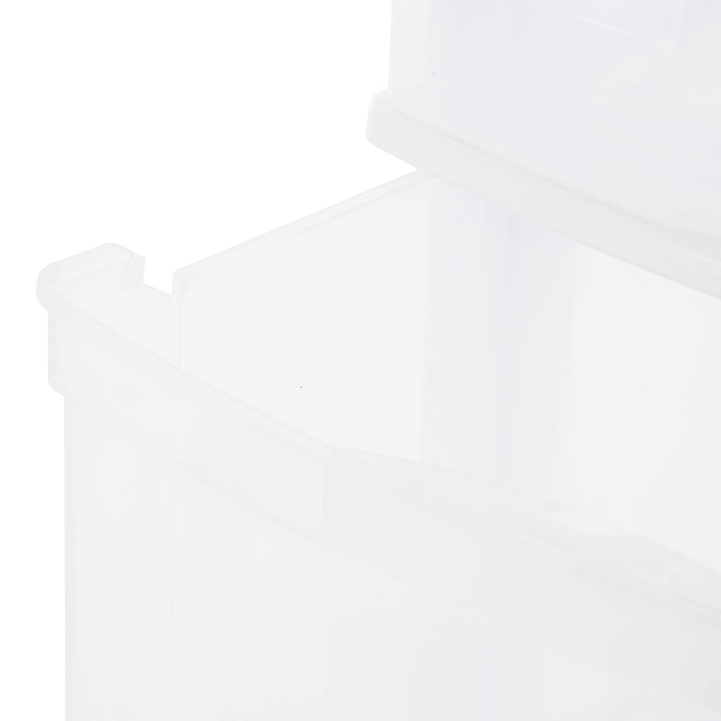 3 Drawer Plastic Rolling Organizer Cart J775379