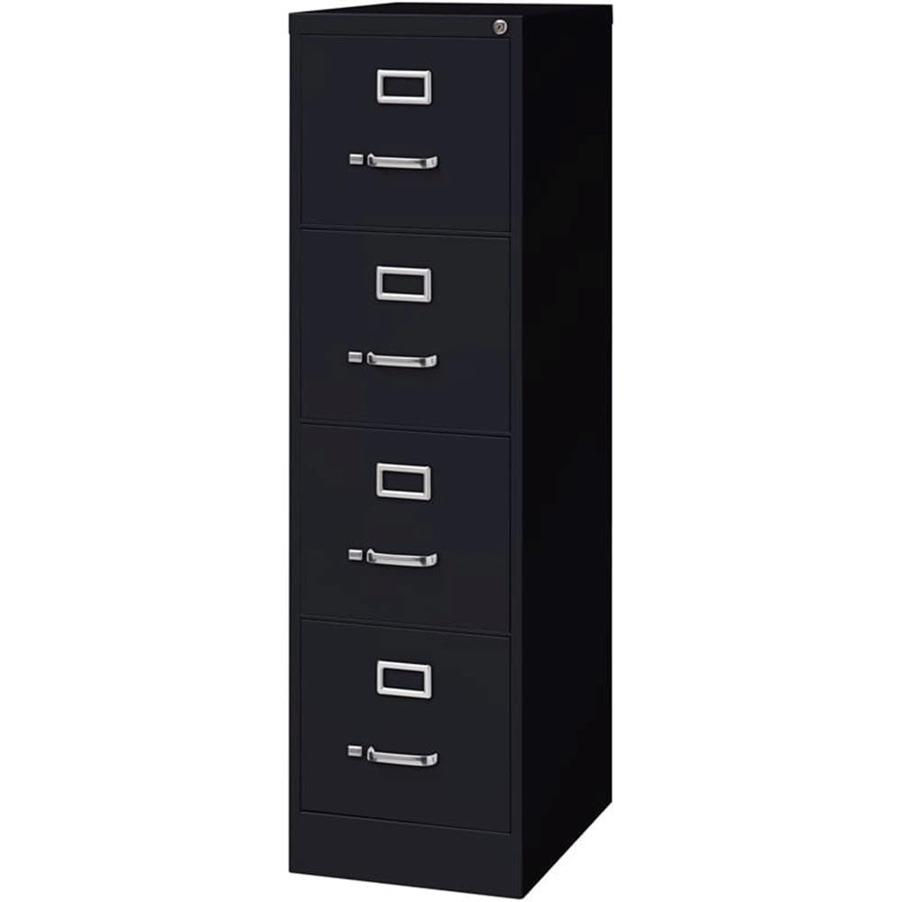 4 Drawers Black Metal Filing Cabinet I9708
