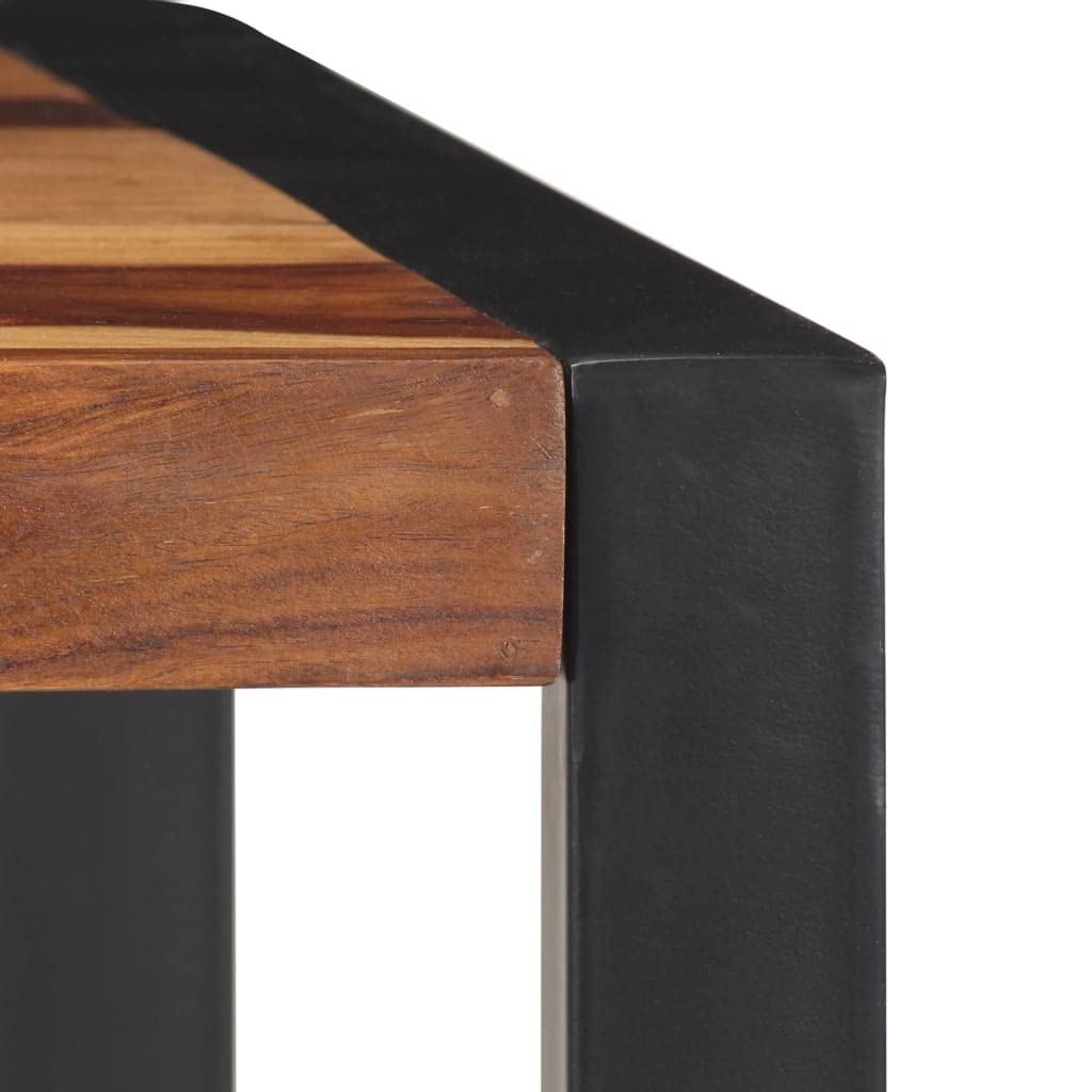 Square Solid Sheesham Wood Dining Table U664226