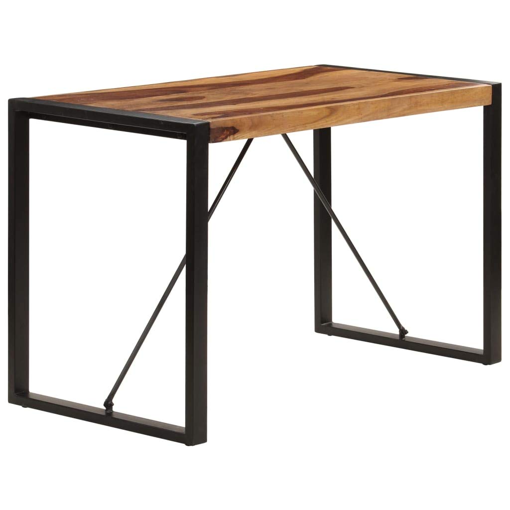 Square Solid Sheesham Wood Dining Table U664226