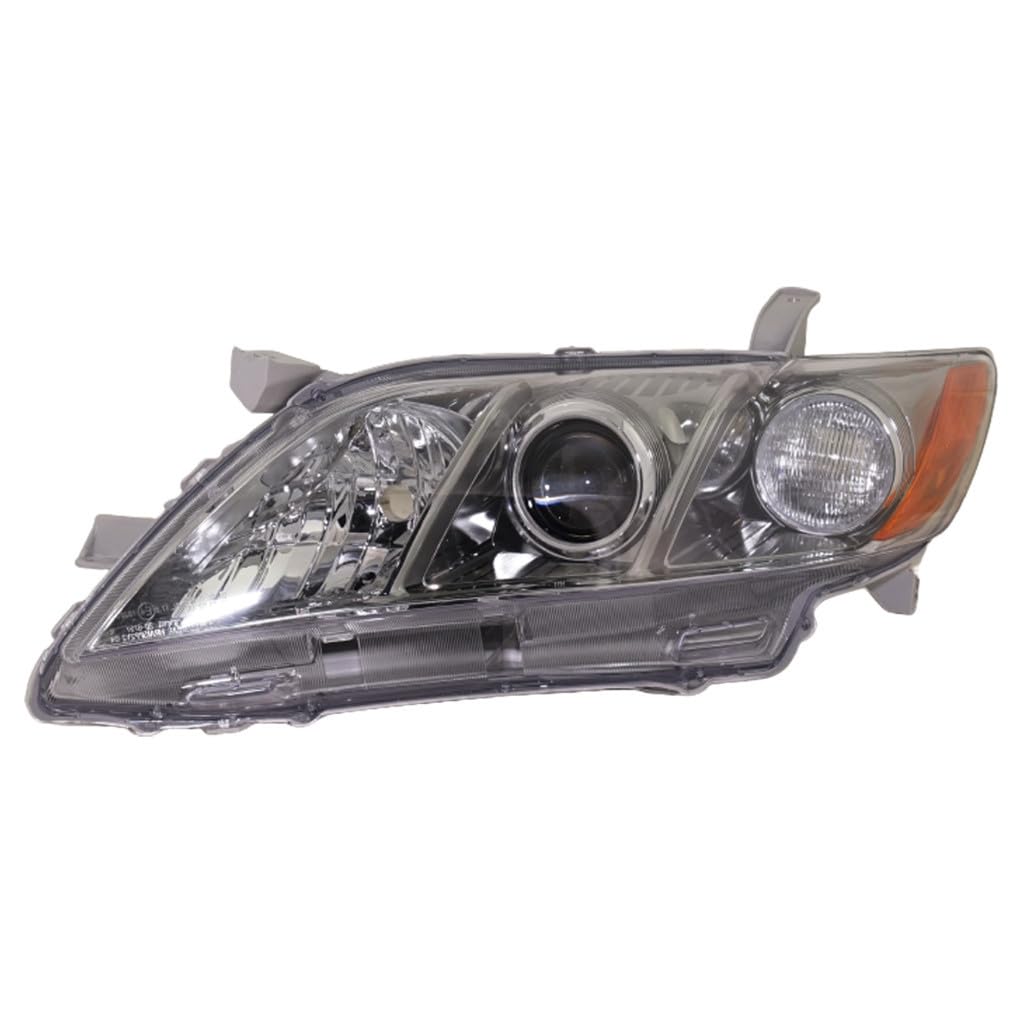 Clear Lens Chrome Housing Projector Headlight Pair Y7091