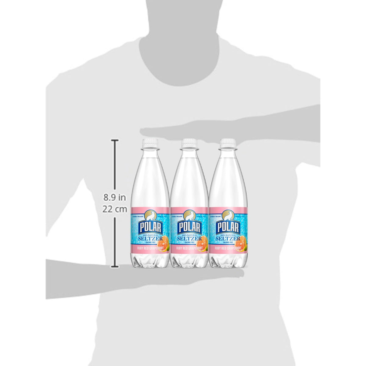 Ruby Red Grapefruit Sparkling Water, 20 fl oz, 12 Pack I447183