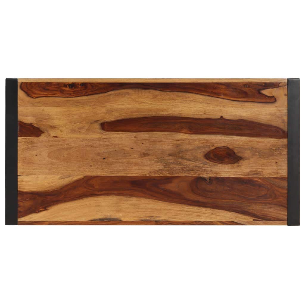 Square Solid Sheesham Wood Dining Table U664226