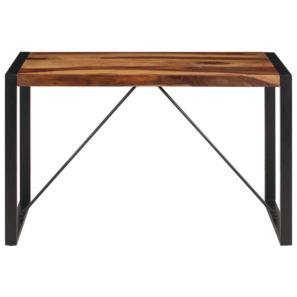 Square Solid Sheesham Wood Dining Table U664226