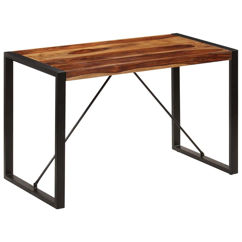 Square Solid Sheesham Wood Dining Table U664226