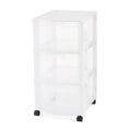 3 Drawer Plastic Rolling Organizer Cart J775379
