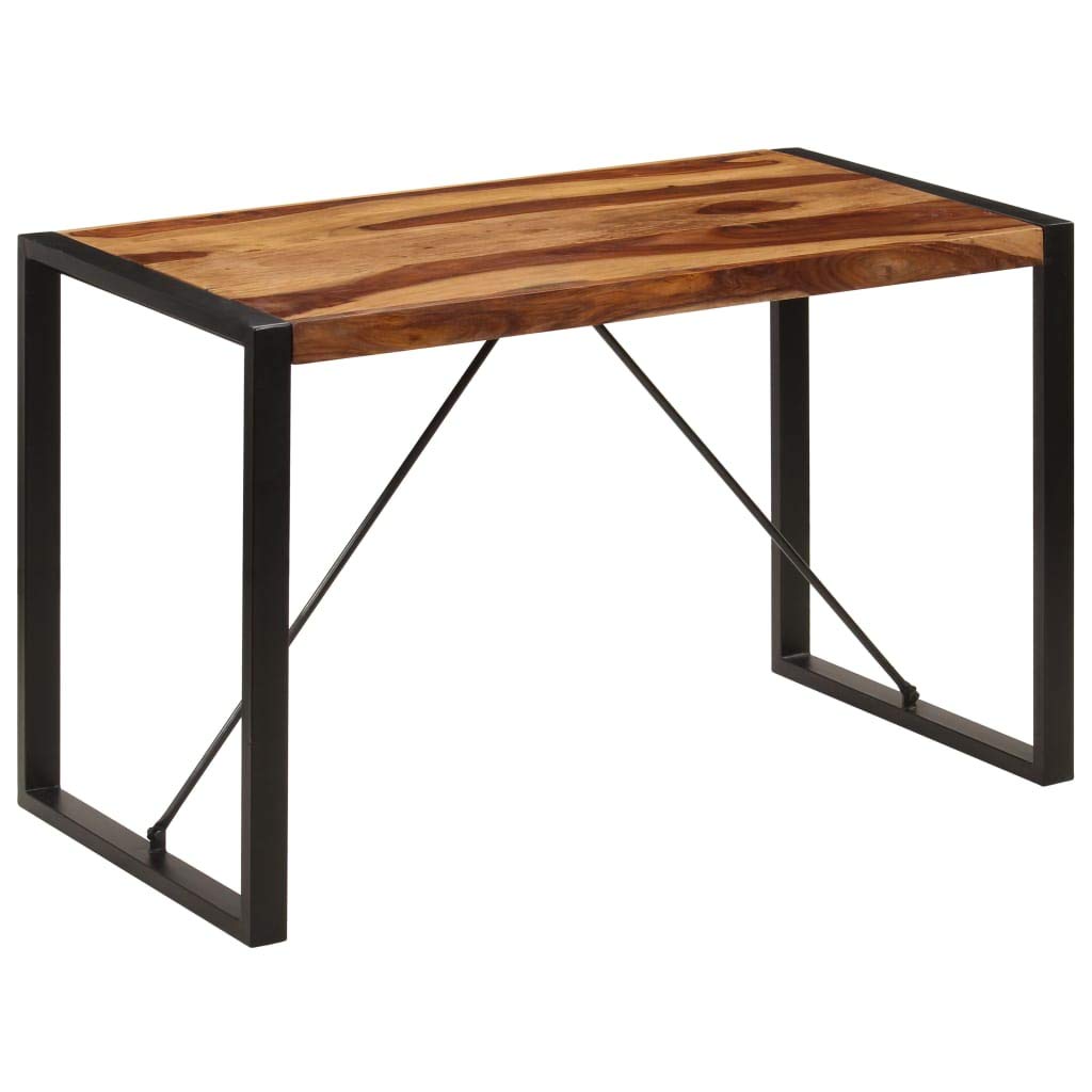 Square Solid Sheesham Wood Dining Table U664226