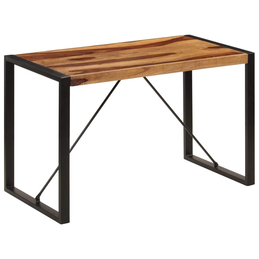 Square Solid Sheesham Wood Dining Table U664226
