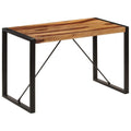 Square Solid Sheesham Wood Dining Table U664226