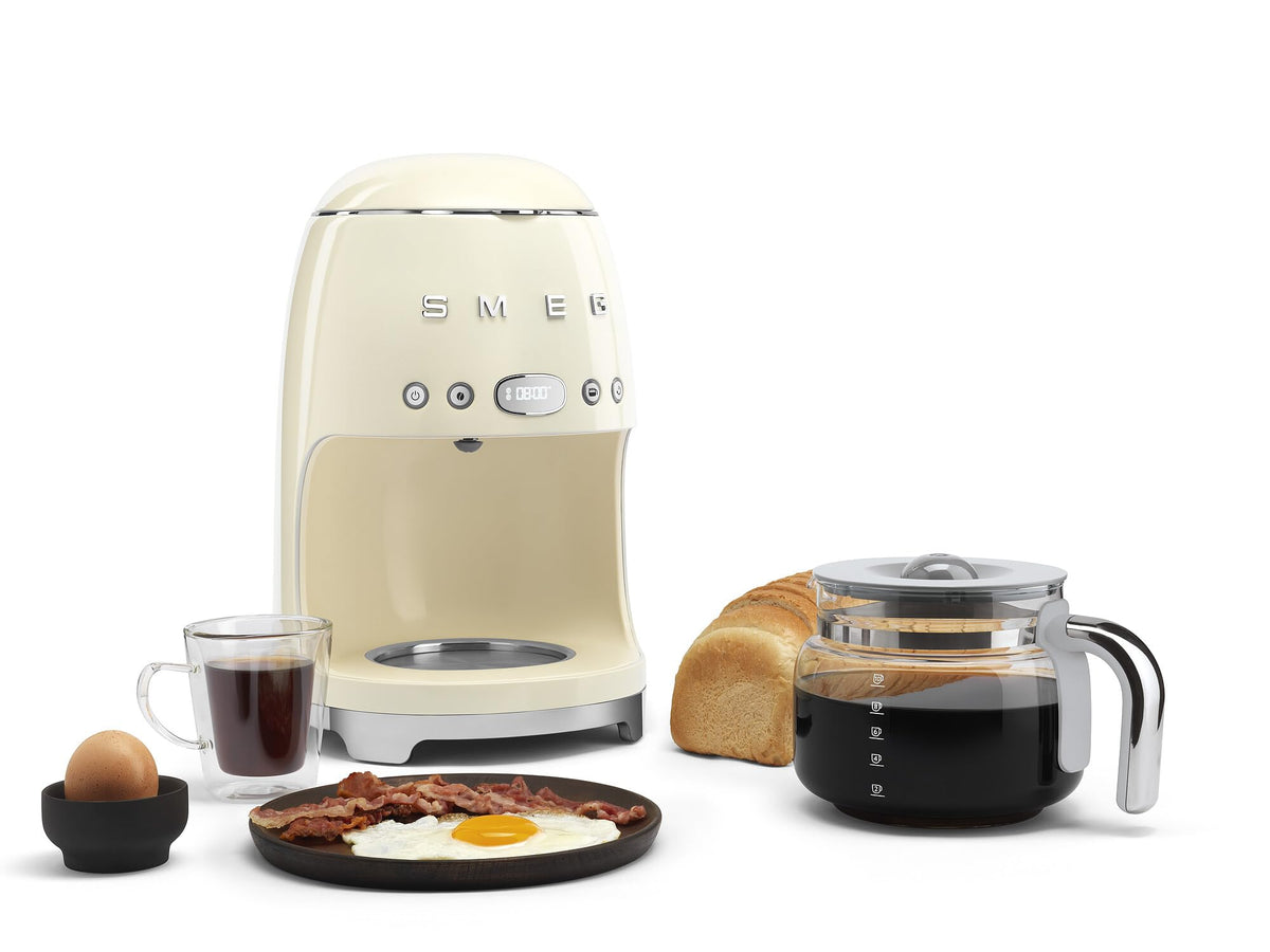 Cream Drip Coffee Machine with 10 Cup Glass Carafe B280