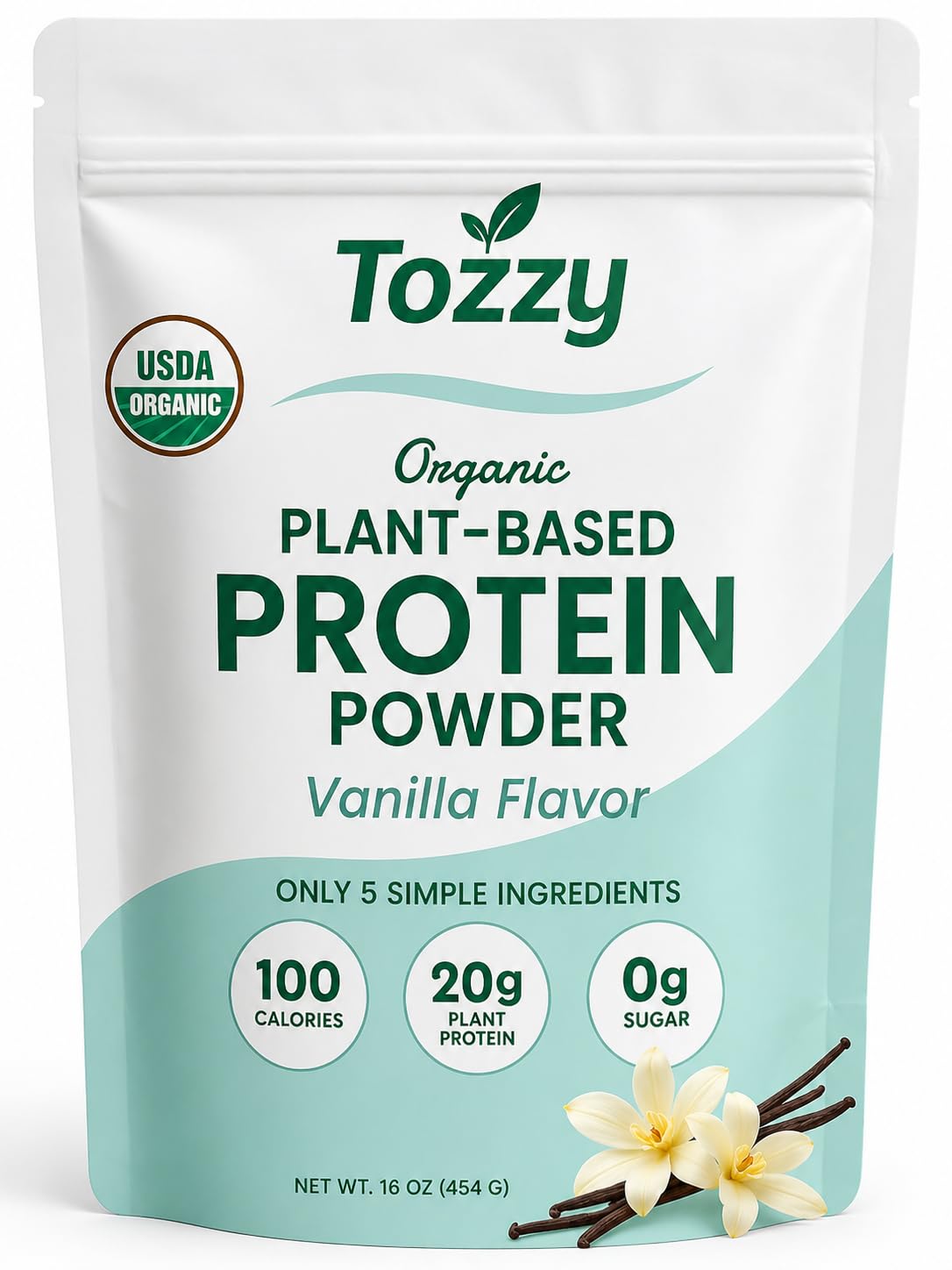 Organic Vegan Vanilla Pea Protein Powder K684