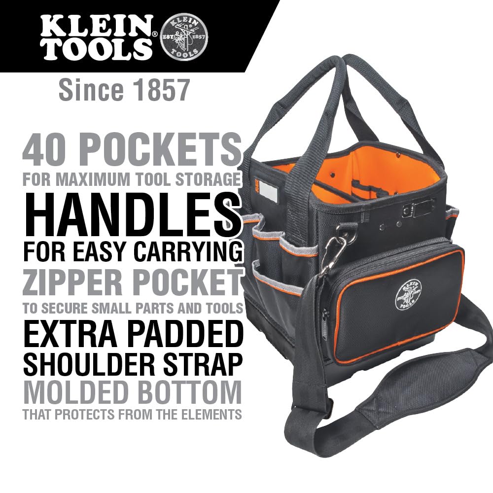 Tool Bag with Shoulder Strap and 40 Pockets M16567