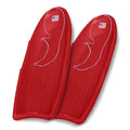 Red 48 Inch Plastic Toboggan Snow Sled O986