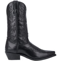 Black Mid Calf Pull On Boots X293