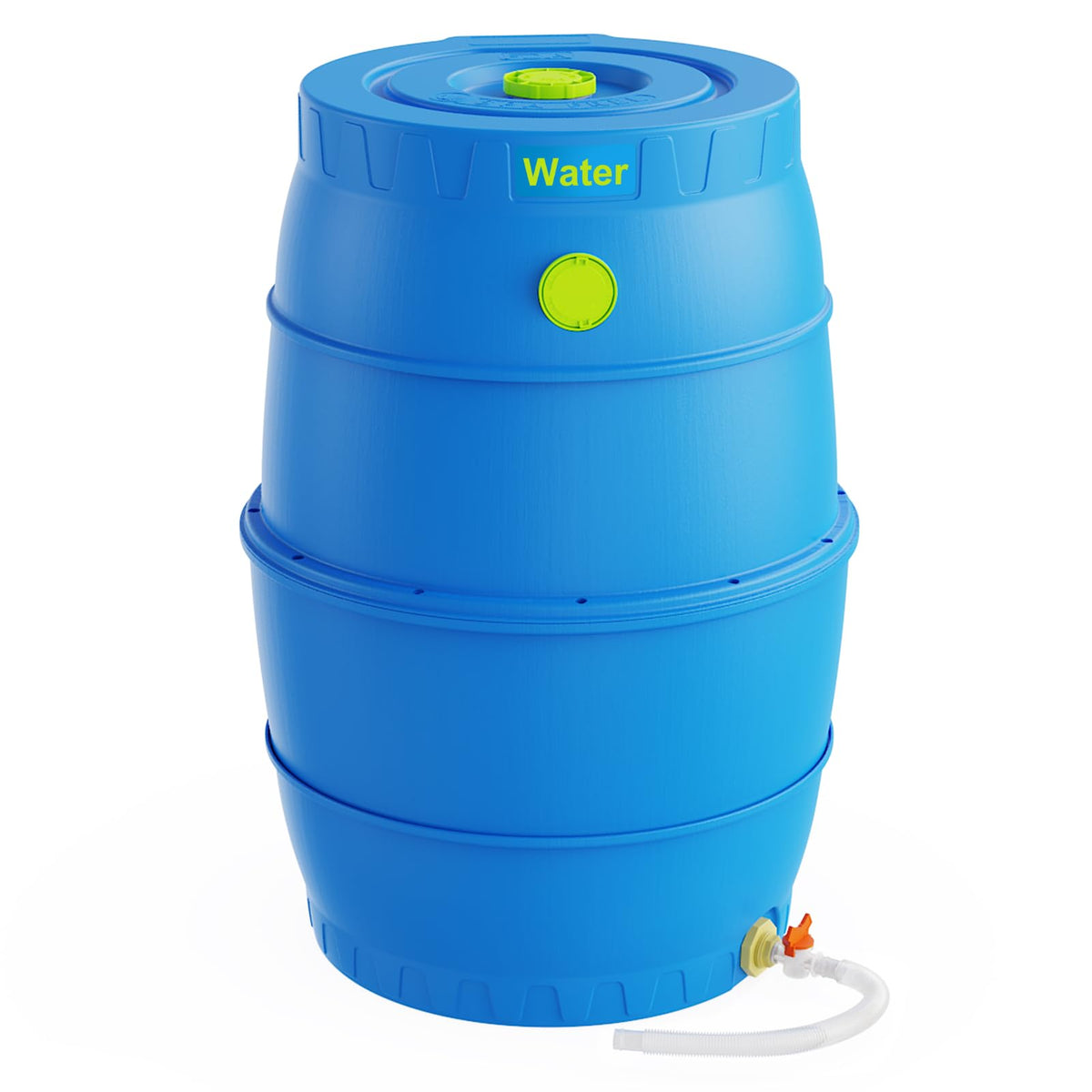 50 Gallon Blue BPA-Free Water Storage Barrel with Spigot Y652427