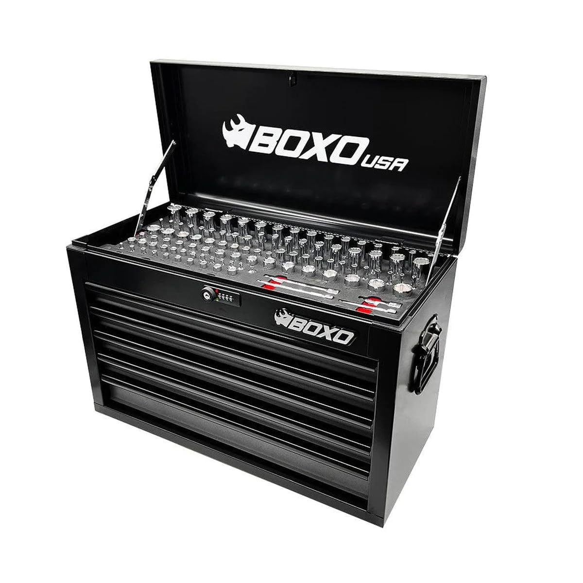 26" 5 Drawer Locking Tool Set with Carry Box B568785
