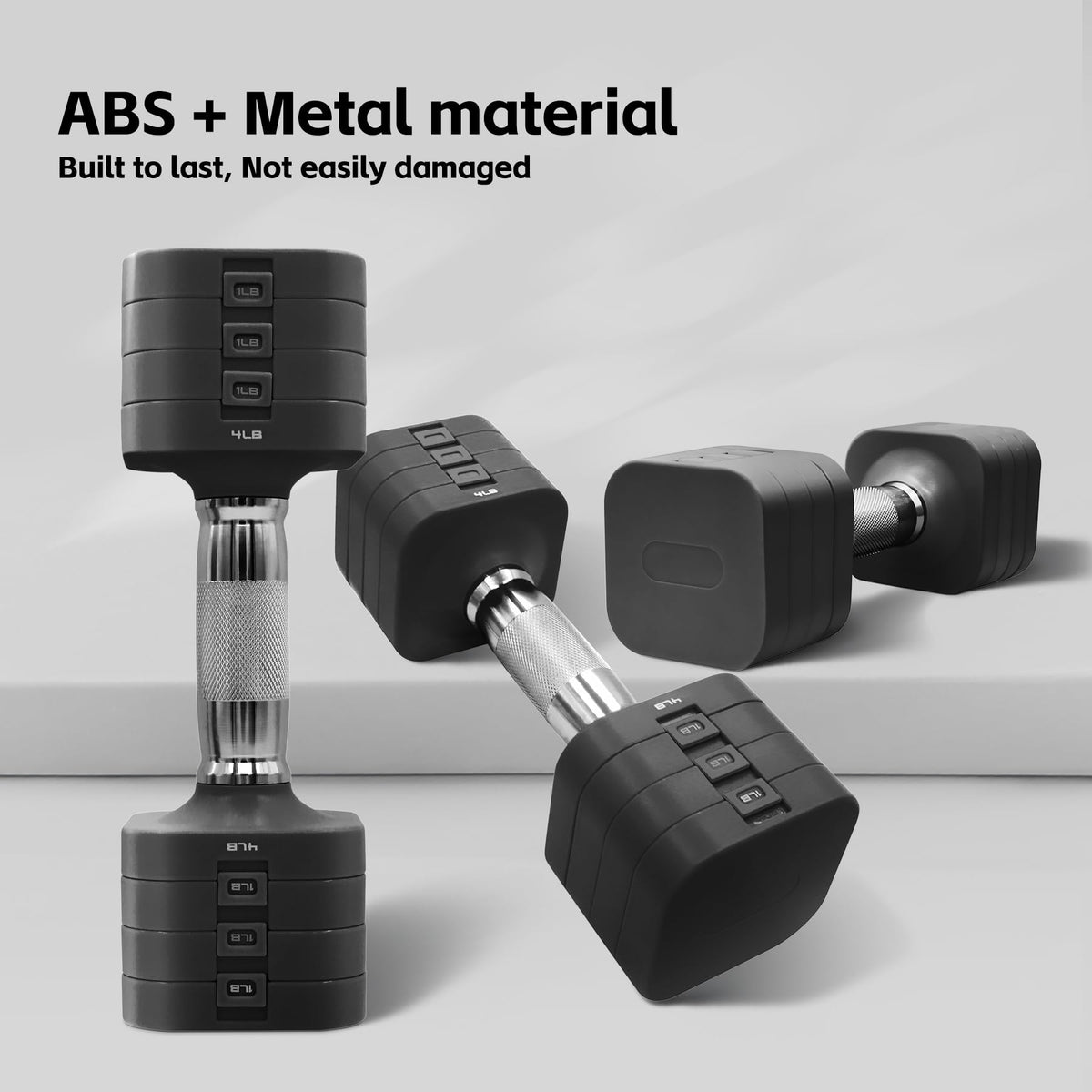 Adjustable Dumbbell Set of 2, 20 LB O709