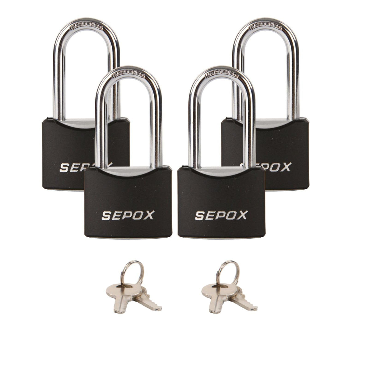 4PC Keyed Alike Padlock M115