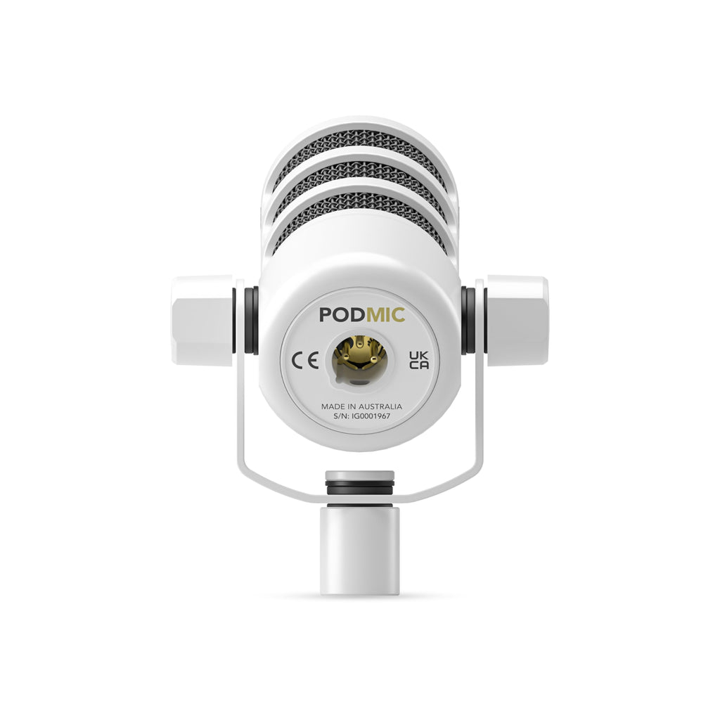 White Cardioid Dynamic Broadcast Microphone Pair M718049