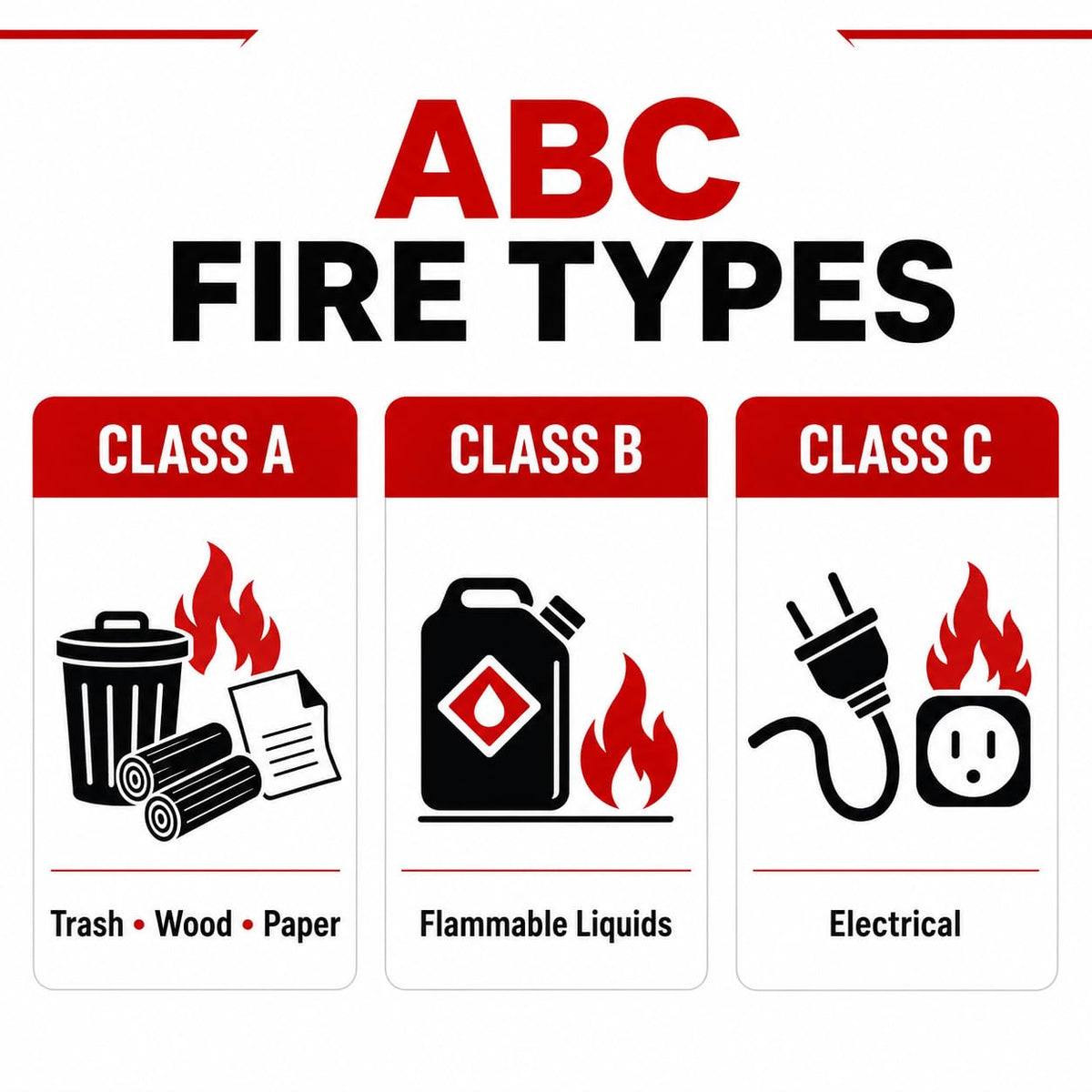 2.5 lb Dry Chemical ABC Fire Extinguisher, 2 Pack R34825