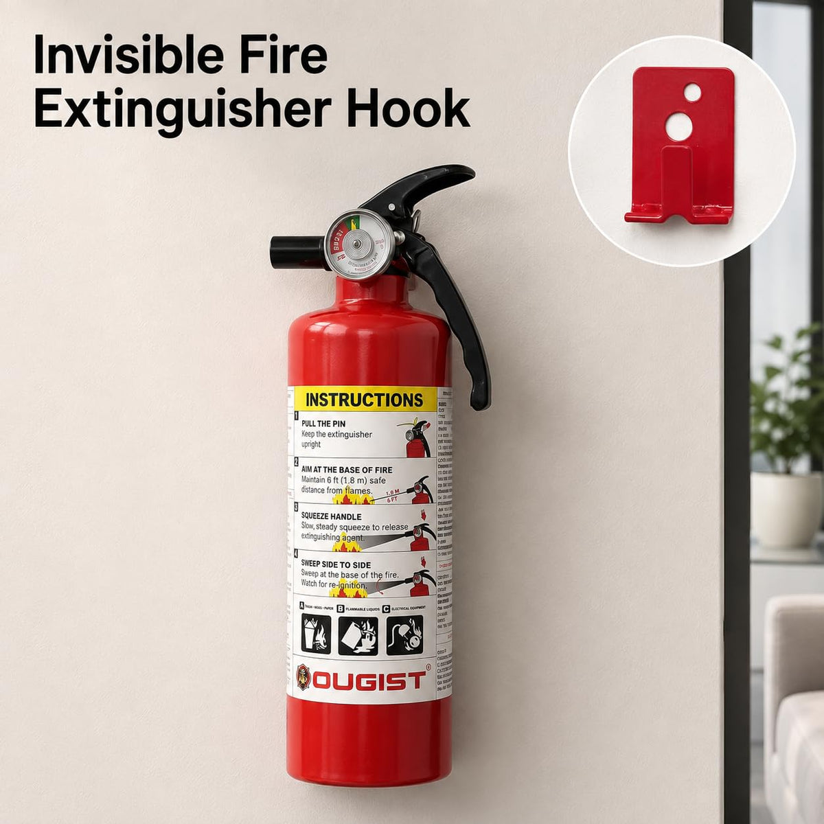 2.5 lb Dry Chemical ABC Fire Extinguisher, 2 Pack R34825
