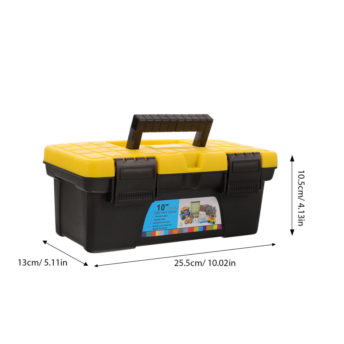10 Inch Hard Plastic Tool Box Organizer D76437