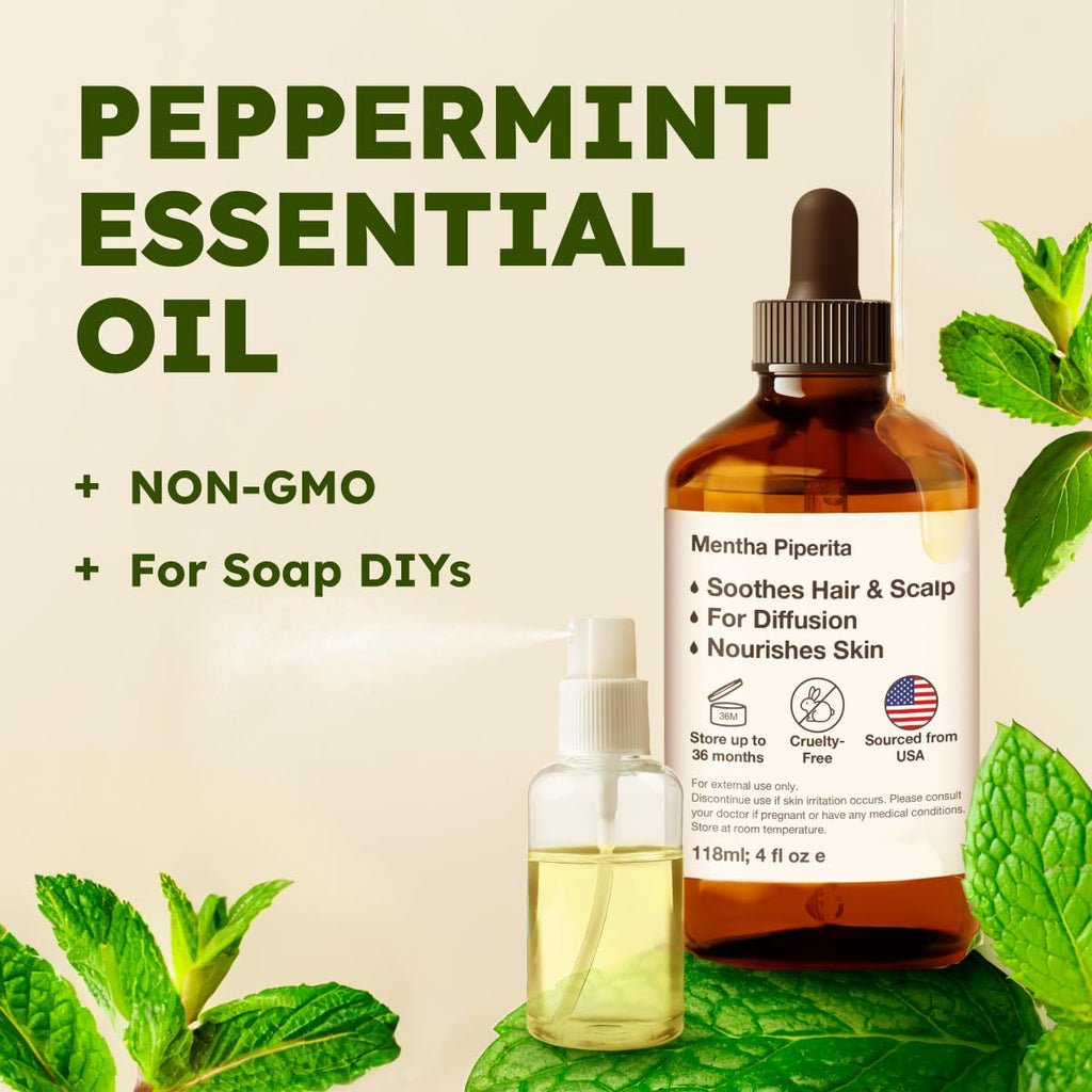 Lavender & Peppermint Essential Oil Set 2x4 fl oz J192
