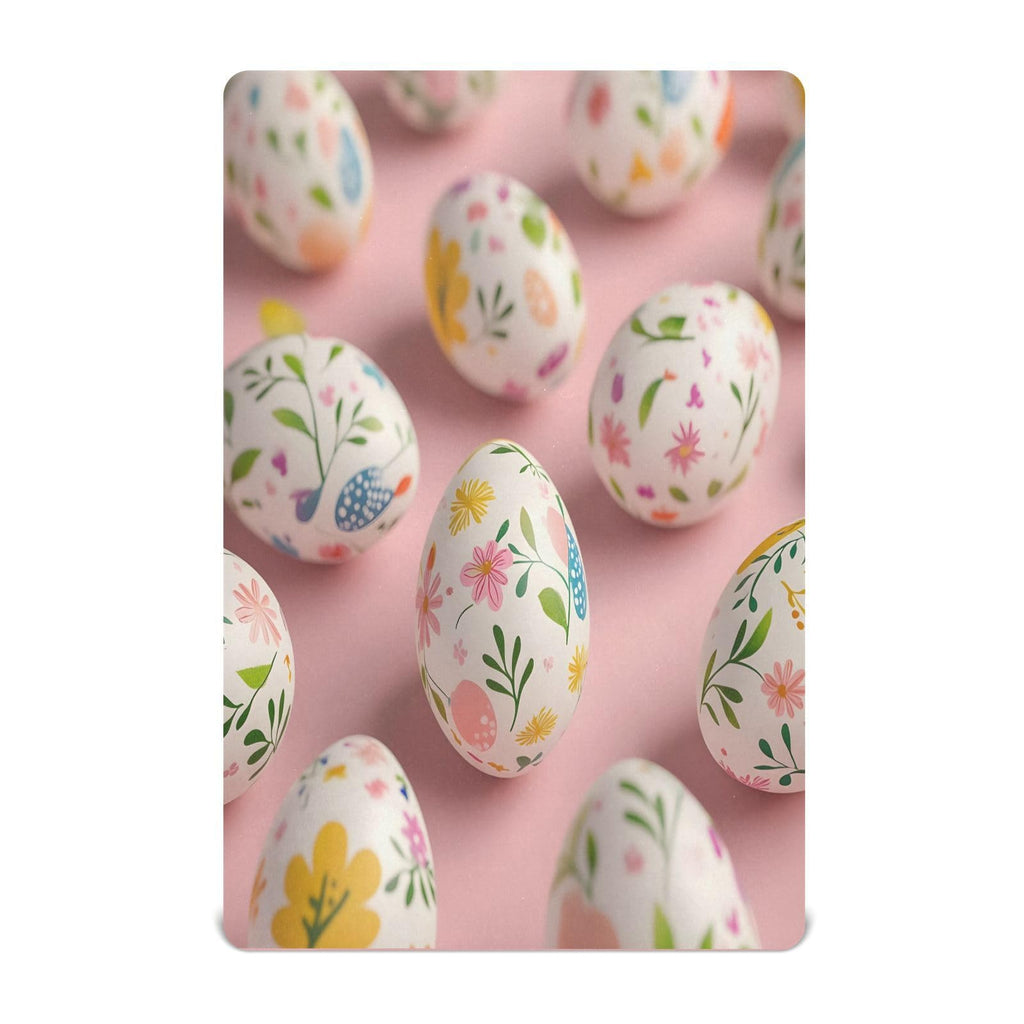 3D Colorful Easter Eggs Microfiber Fitted Crib Sheet P5987