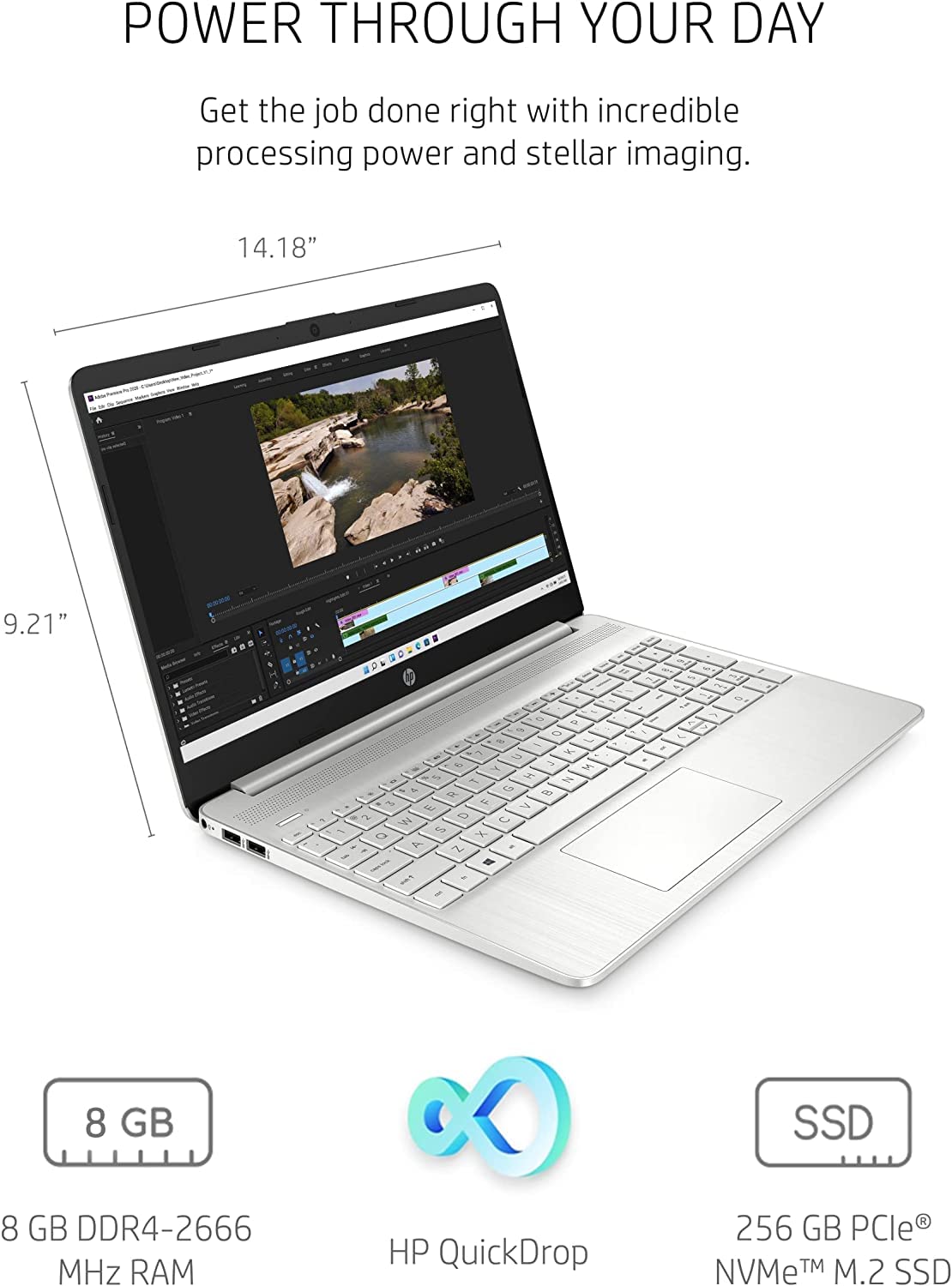 15.6" FHD Business Laptop, i5-1135G7, 16GB RAM 256GB SSD W135