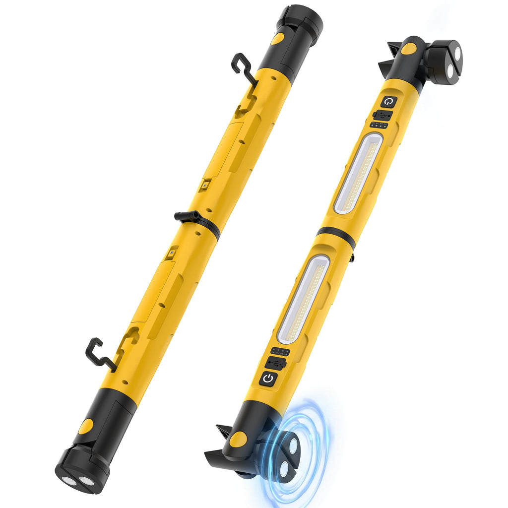 Magnetic Rechargeable LED Work Light with Detachable Dual Light Bars I401
