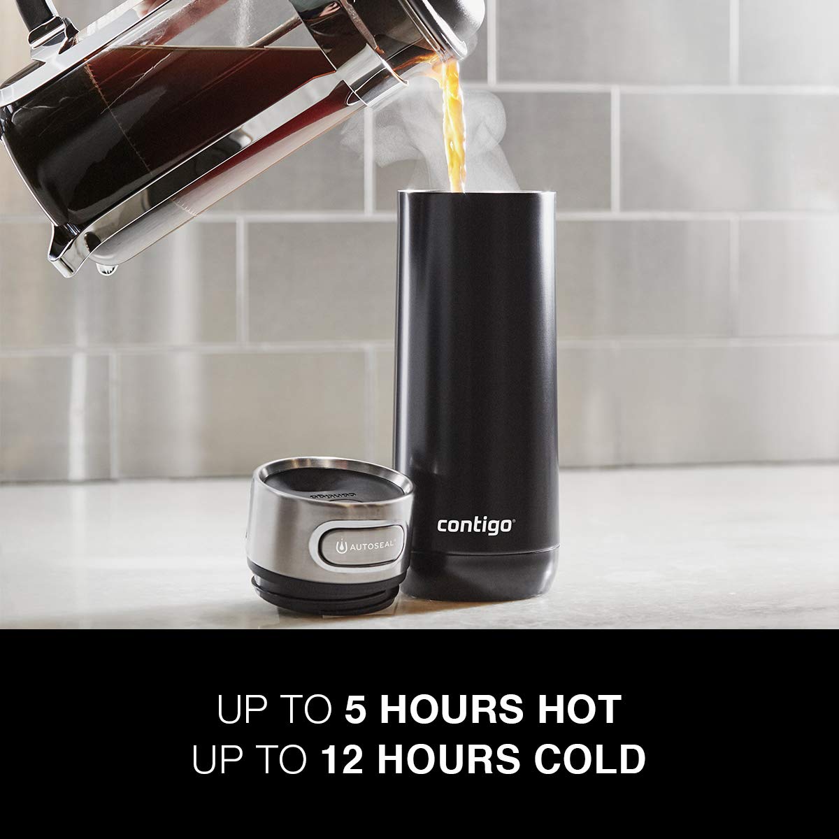 Vacuum-Insulated Stainless Steel Travel Mug 16 Ounces Q898770