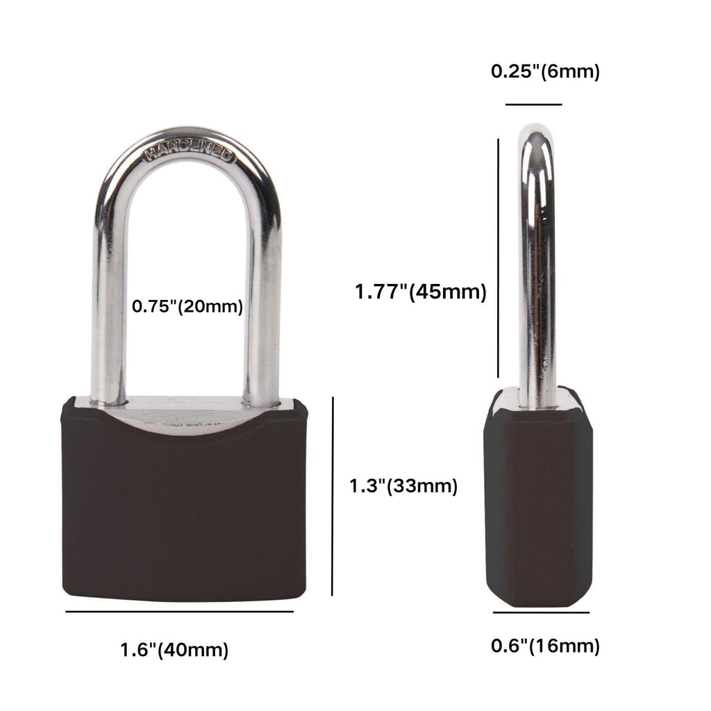 4PC Keyed Alike Padlock M115
