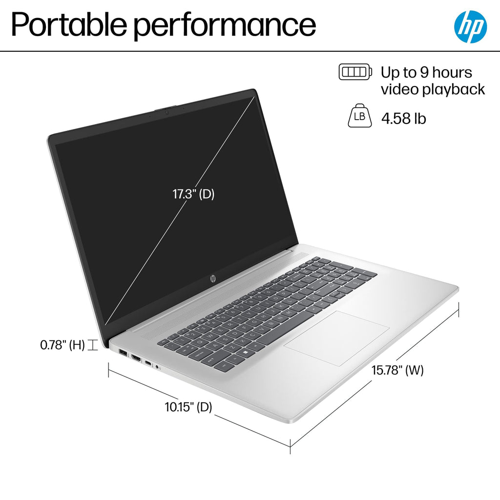 17.3" HD+ Touchscreen 16GB RAM 512GB SSD AMD Ryzen 5 Laptop O3485