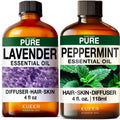 Lavender & Peppermint Essential Oil Set 2x4 fl oz J192