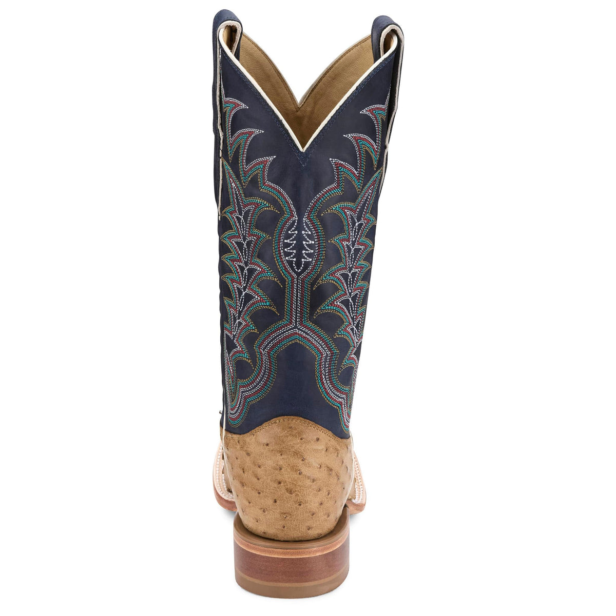 Tan Full Quill Ostrich Cowhide Boots G376708