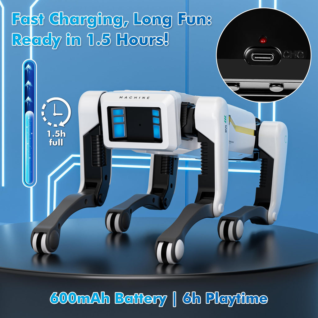 Interactive STEM Robot Dog with Voice Control S4515