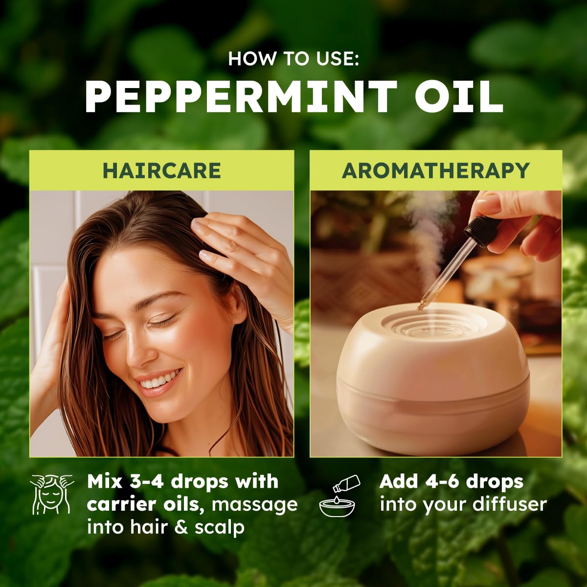 Lavender & Peppermint Essential Oil Set 2x4 fl oz J192