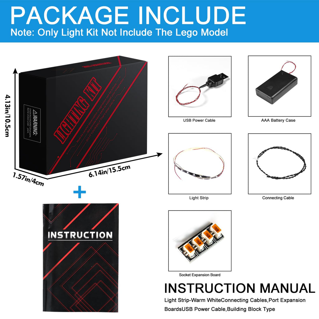 Led Light Kit for Building Set M34102
