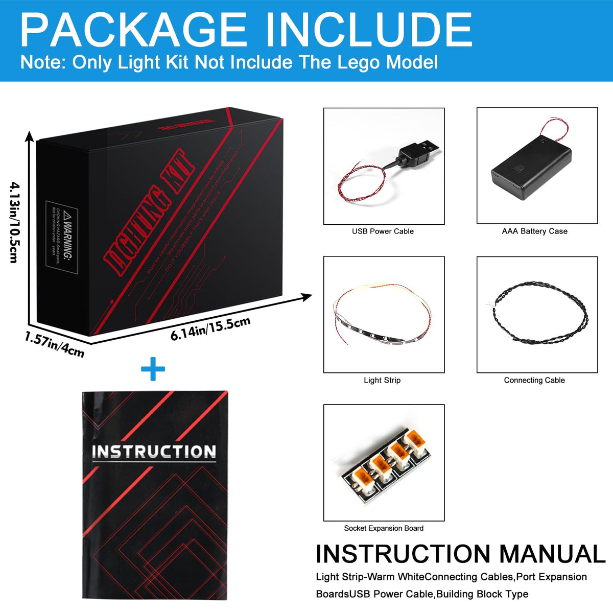 Led Light Kit for Building Set M34102
