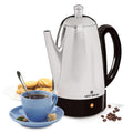 12-Cup Stainless Steel Electric Percolator Coffee Maker E144862