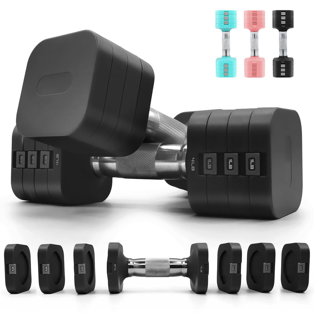 Adjustable Dumbbell Set of 2, 20 LB O709
