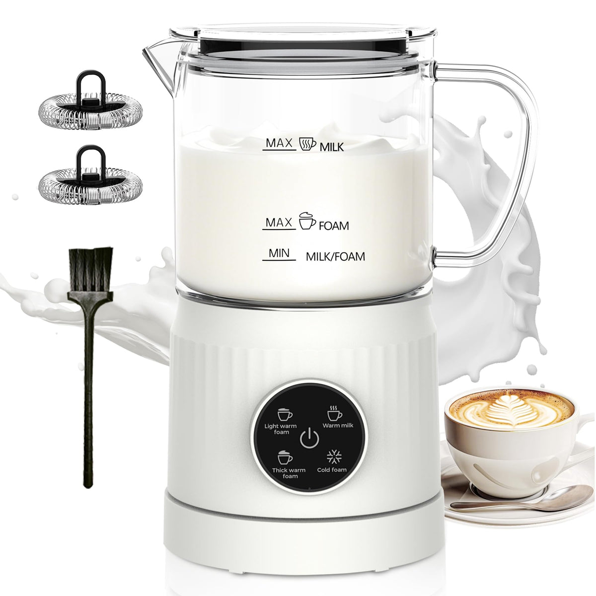 4-in-1 Electric Milk Frother and Steamer U70016