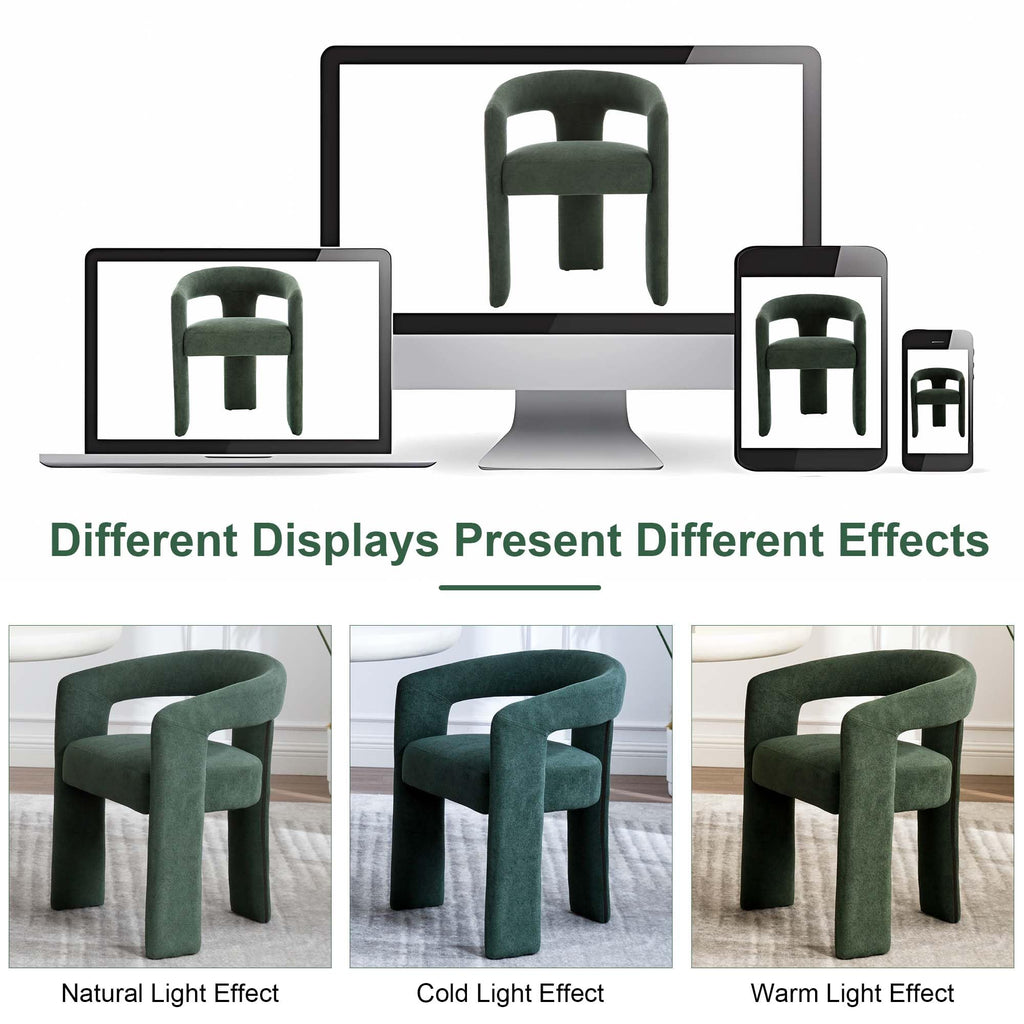 Green Upholstered Dining Chairs Set of 2 I7618