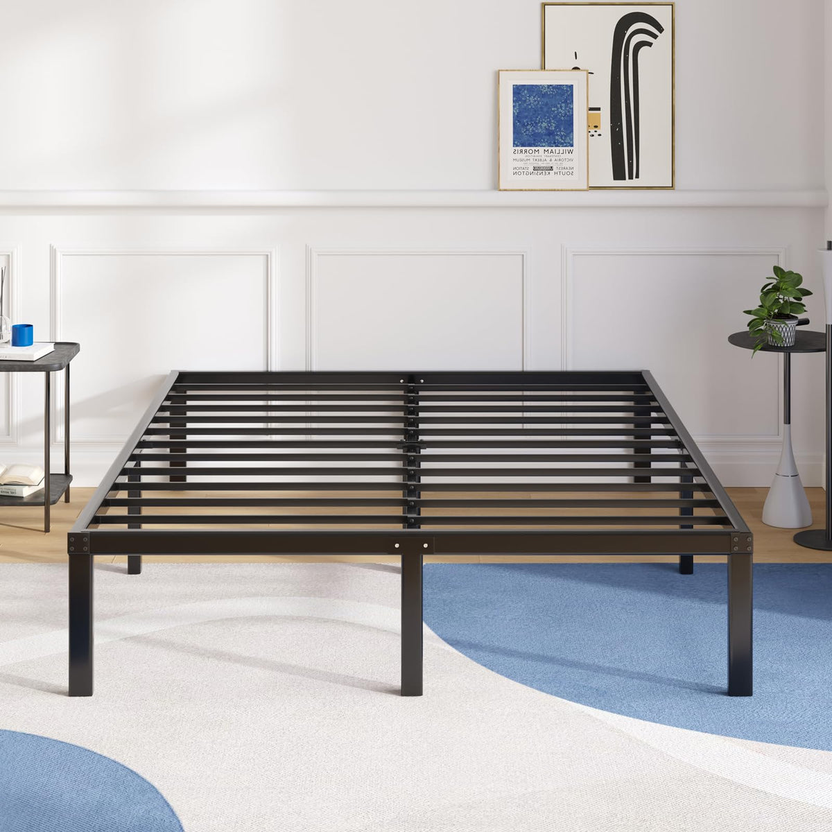 Queen Size 18 Inch Metal Platform Bed Frame Q1764
