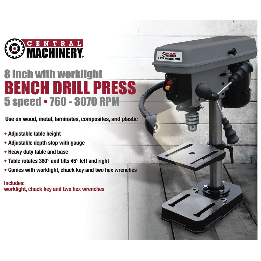 8" Bench Mount Drill Press R772248