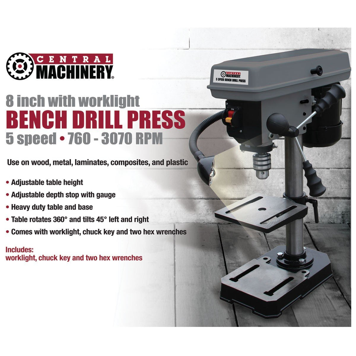 8" Bench Mount Drill Press R772248