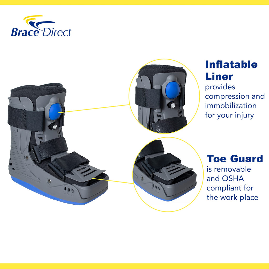 Lightweight Short Air Walking Boot with Toe Guard N2786
