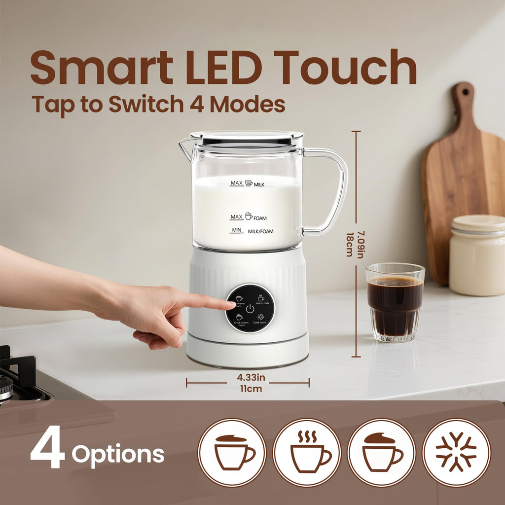 4-in-1 Electric Milk Frother and Steamer U70016